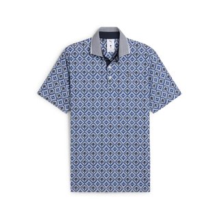 Puma X PTC Tile męskie polo, biało/granatowe
