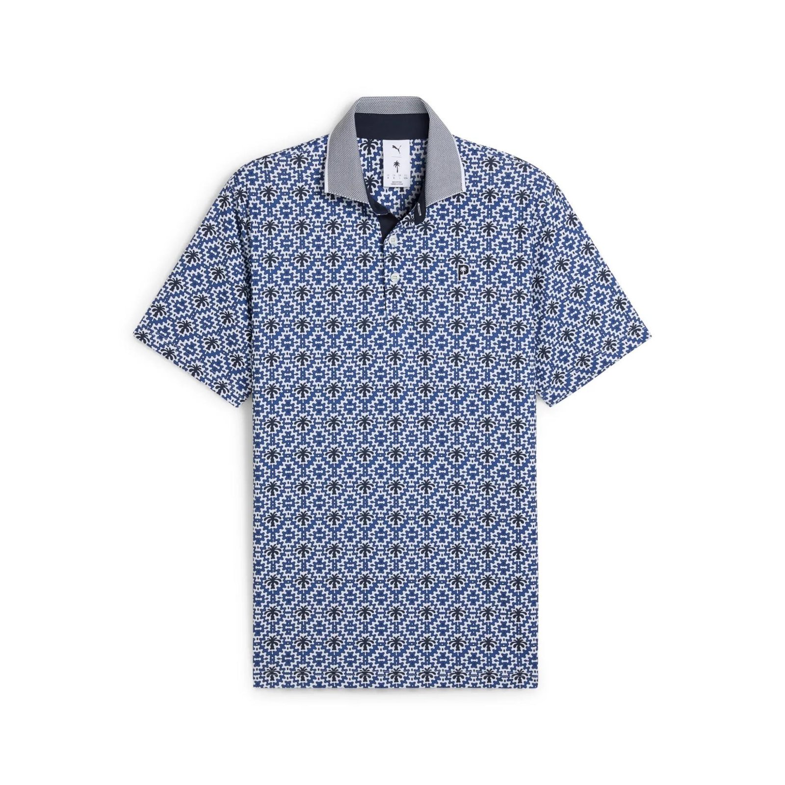Puma X PTC Tile męskie polo, biało/granatowe