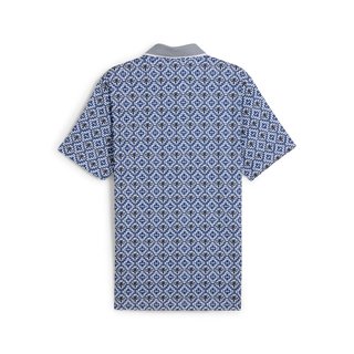 Puma X PTC Tile męskie polo, biało/granatowe