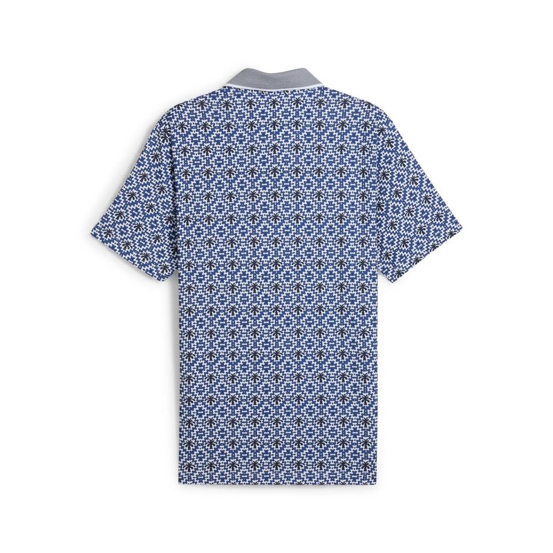 Puma X PTC Tile męskie polo, biało/granatowe