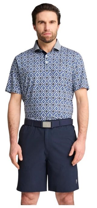 Puma X PTC Tile męskie polo, biało/granatowe