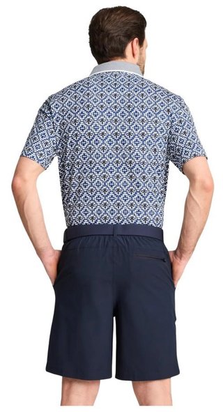 Puma X PTC Tile męskie polo, biało/granatowe