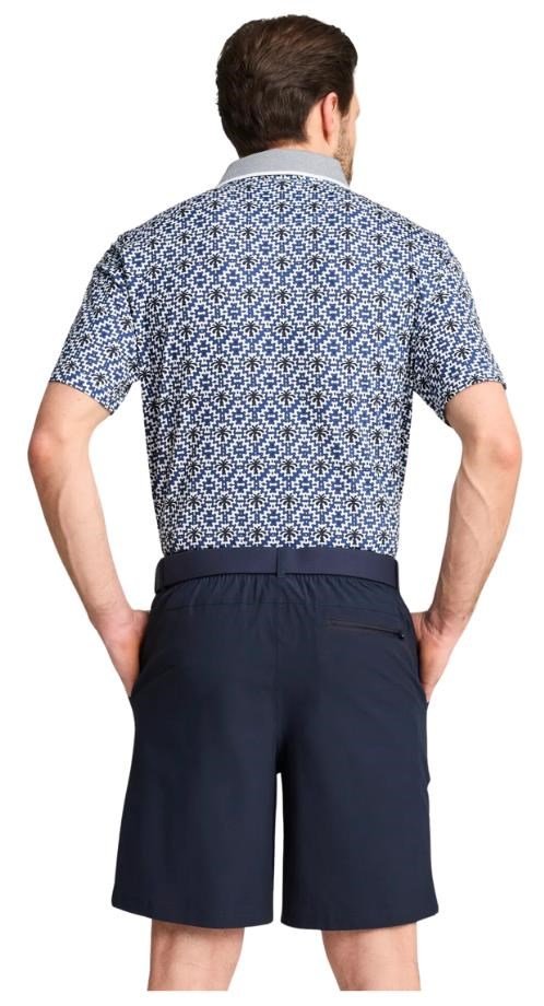Puma X PTC Tile męskie polo, biało/granatowe