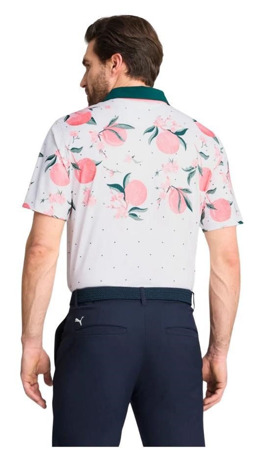 Puma MATTR Freshly Picked męskie polo, glow/pink fruit