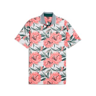 Puma MATTR Beautiful Gam męskie polo, white glow/red fire