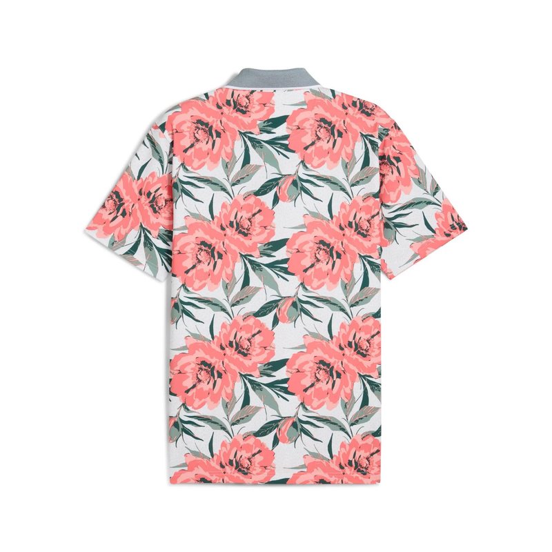 Puma MATTR Beautiful Gam męskie polo, white glow/red fire