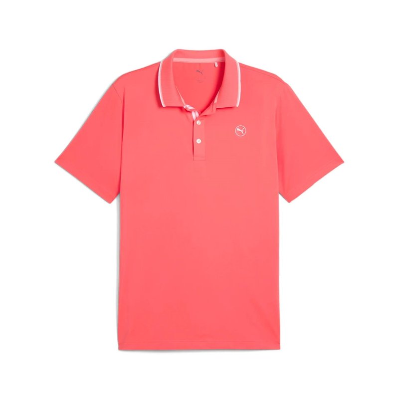 Puma Mattr Elevated Solid meskie polo, peach frost