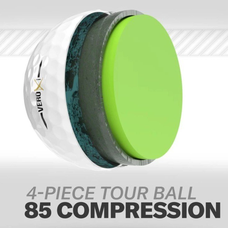 OnCore VERO X1 piłki golfowe, zielone