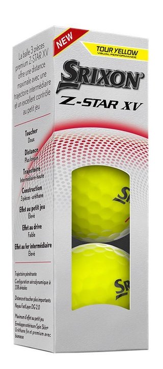 Srixon Z-STAR XV piłki golfowe, żółte