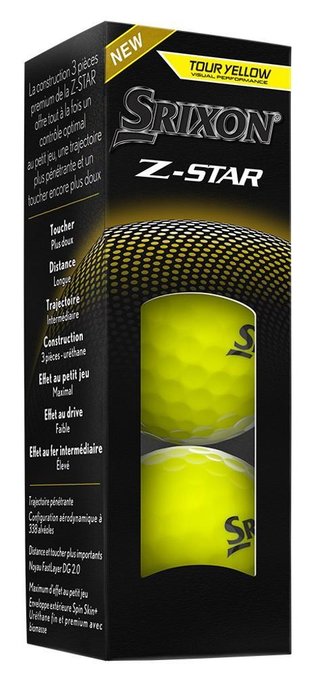 Srixon Z-STAR piłki golfowe, żółte
