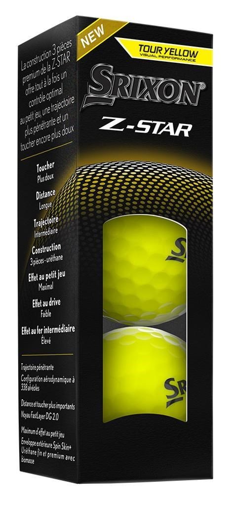 Srixon Z-STAR piłki golfowe, żółte