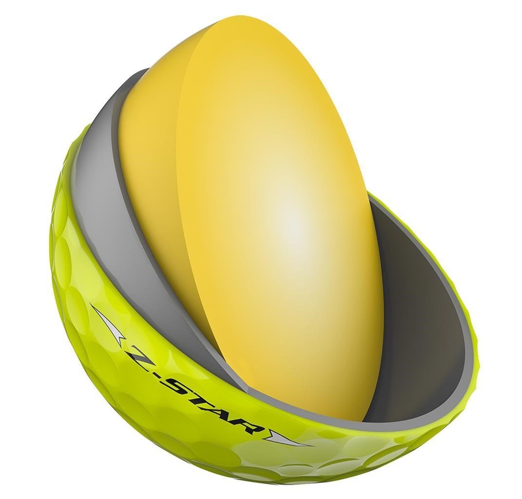 Srixon Z-STAR piłki golfowe, żółte