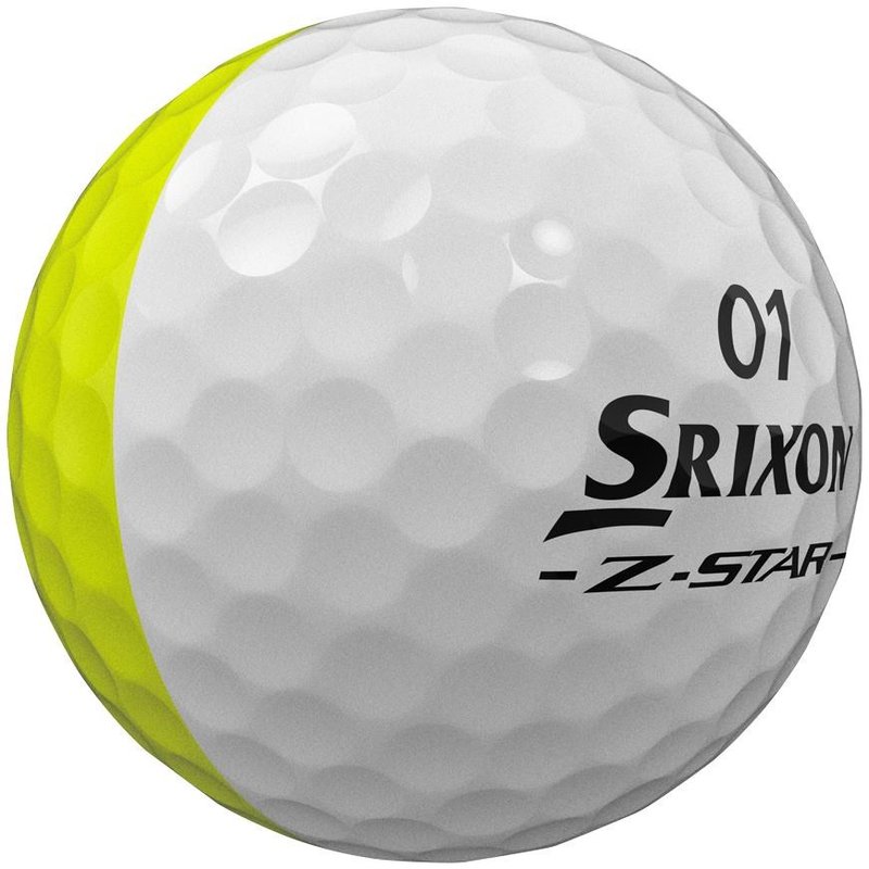 Srixon Z-Star DIVIDE piłki golfowe, biało/żółte