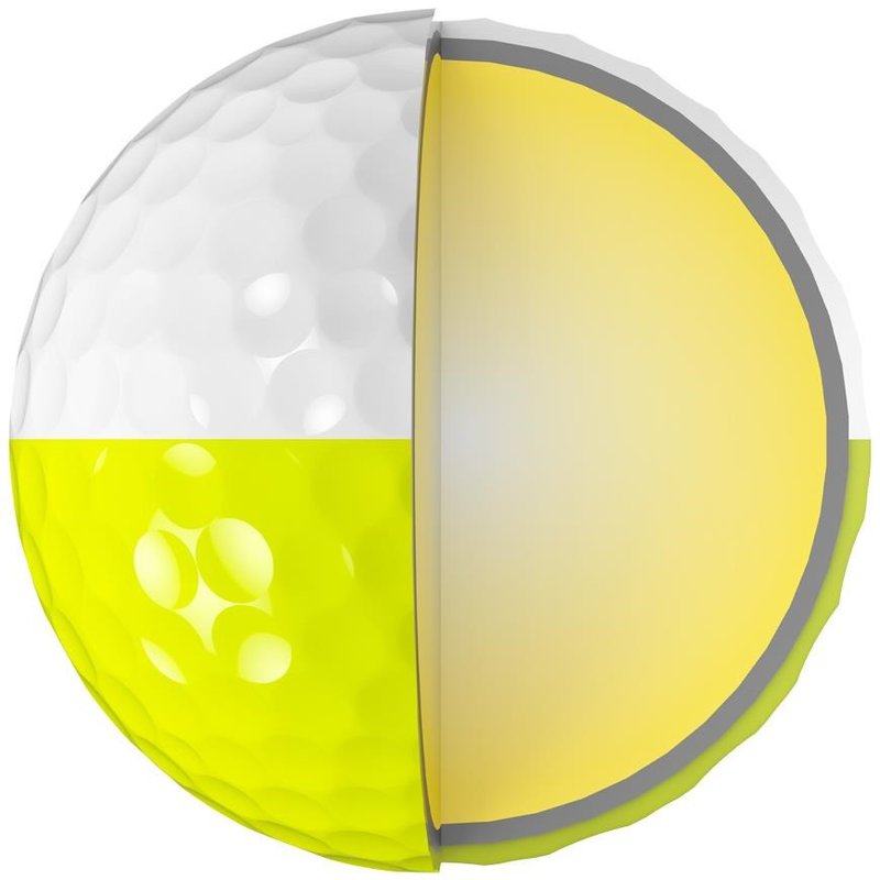 Srixon Z-Star DIVIDE piłki golfowe, biało/żółte