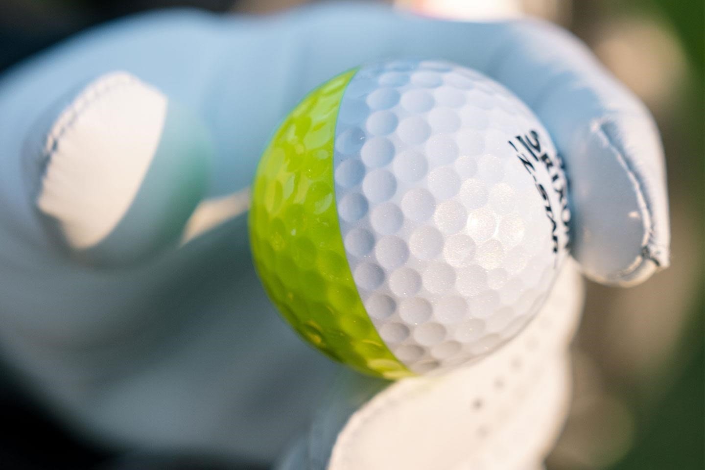 Srixon Z-Star DIVIDE piłki golfowe, biało/żółte