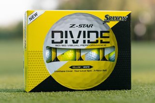 Srixon Z-Star DIVIDE piłki golfowe, biało/żółte