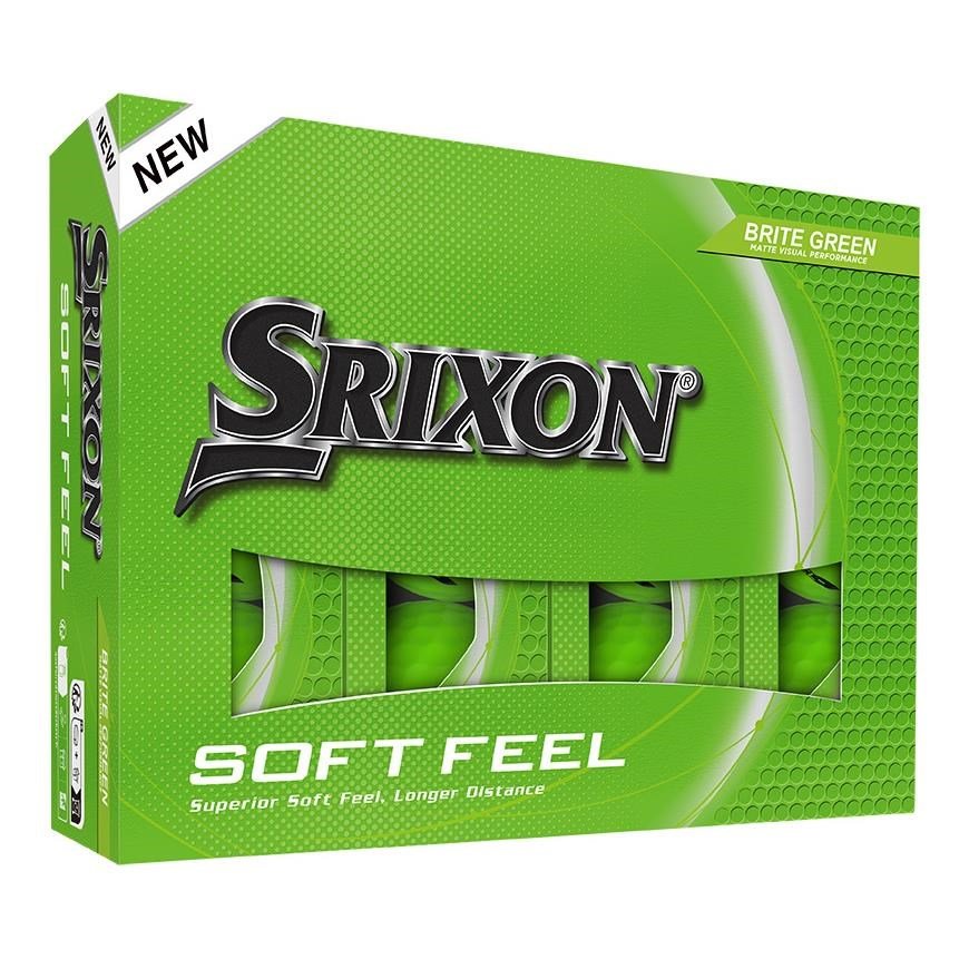 Srixon Soft Feel Brite piłki golfowe, zielone