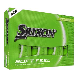 Srixon Soft Feel Brite piłki golfowe, zielone