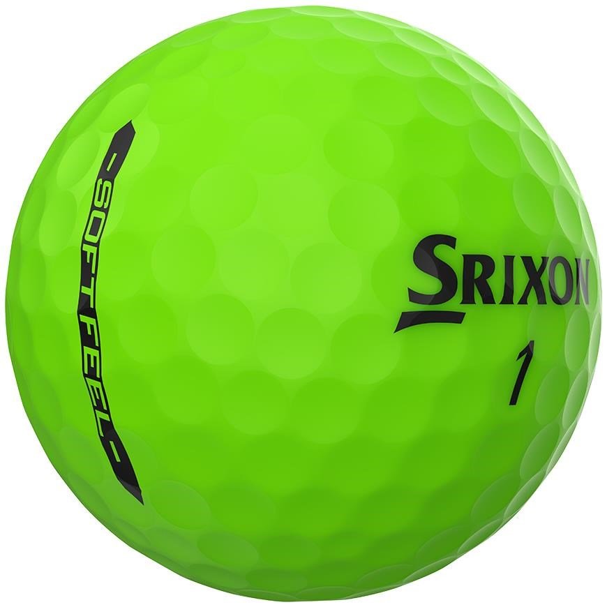 Srixon Soft Feel Brite piłki golfowe, zielone