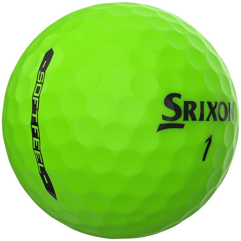 Srixon Soft Feel Brite piłki golfowe, zielone