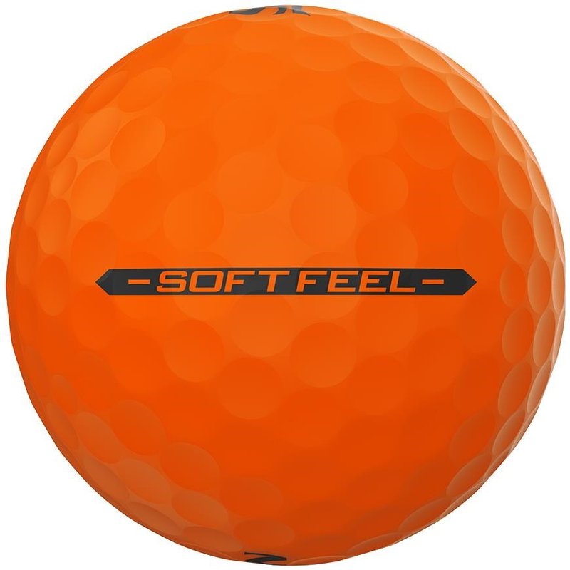 Srixon Soft Feel Brite piłki golfowe, pomarańczowe