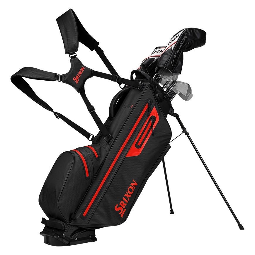 Srixon Waterproof stand bag, czarno/czerwony