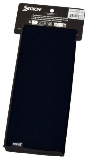 Srixon Tri-Fold MicroFibre ręcznik golfowy, czarny