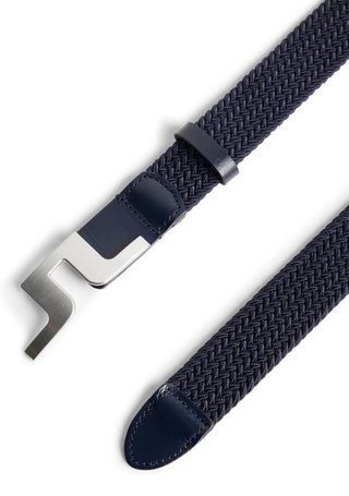 J.Lindeberg Berry Elastic pasek męski, granatowy