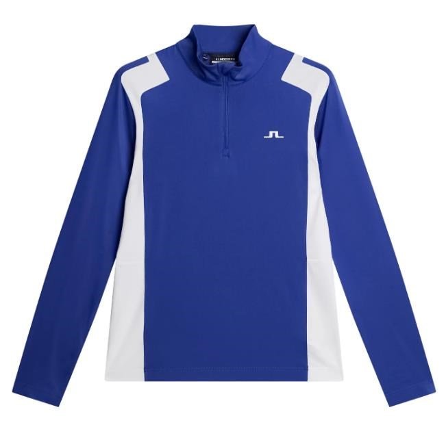 J.Lindeberg Lukas Quarter Zip Mid layer męska bluza, clematis blue