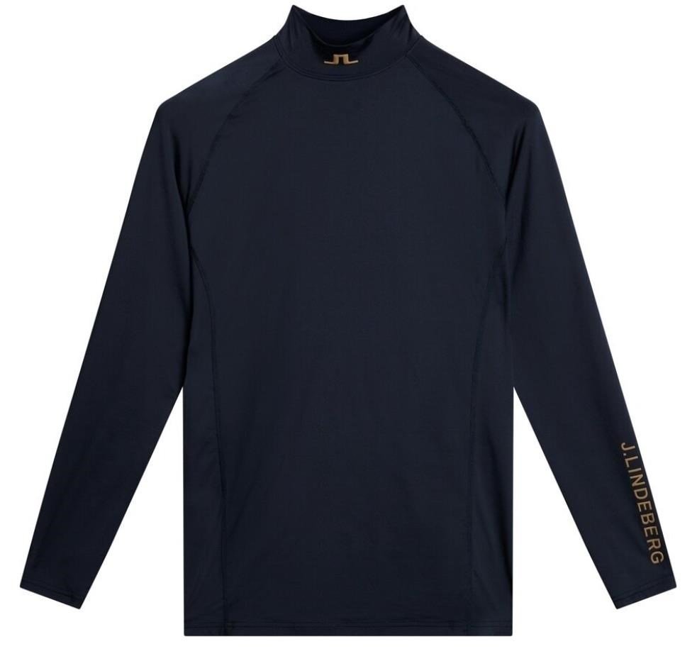 J.Lindeberg Ello Compression Print męska koszulka kompresyjna, JL Navy