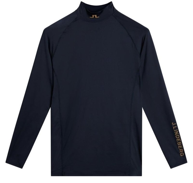 J.Lindeberg Ello Compression Print męska koszulka kompresyjna, JL Navy