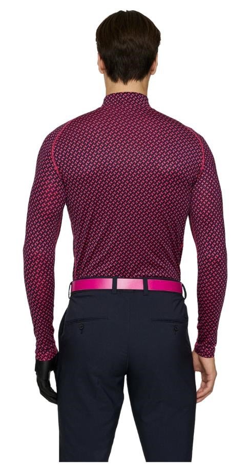 J.Lindeberg Ello Compression Print męska koszulka kompresyjna, tour geo navy