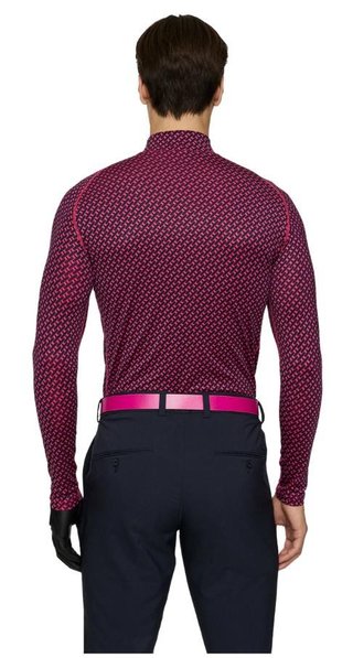 J.Lindeberg Ello Compression Print męska koszulka kompresyjna, tour geo navy