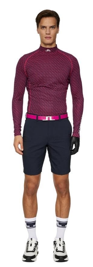 J.Lindeberg Ello Compression Print męska koszulka kompresyjna, tour geo navy