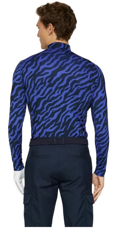 J.Lindeberg Ello Compression Print męska koszulka kompresyjna, tour tiger clematis