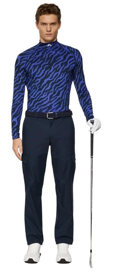 J.Lindeberg Ello Compression Print męska koszulka kompresyjna, tour tiger clematis