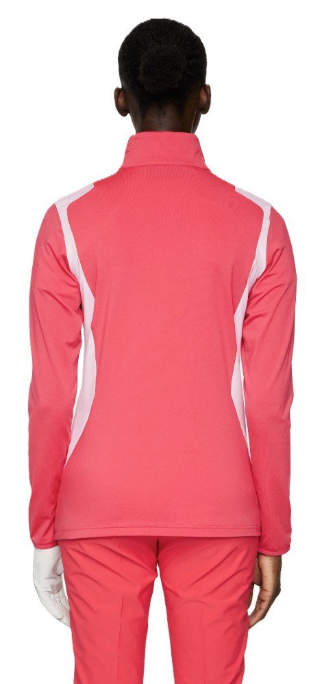 J.Lindeberg Mae Quarter Zip Mid layer damska bluza, azalea