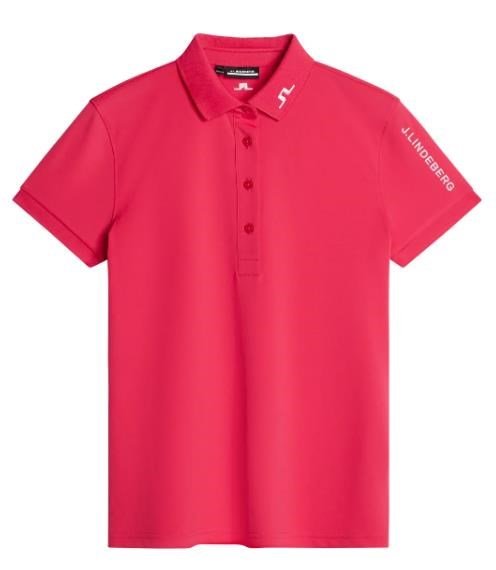 J.Lindeberg Tour Tech damskie polo, różowe
