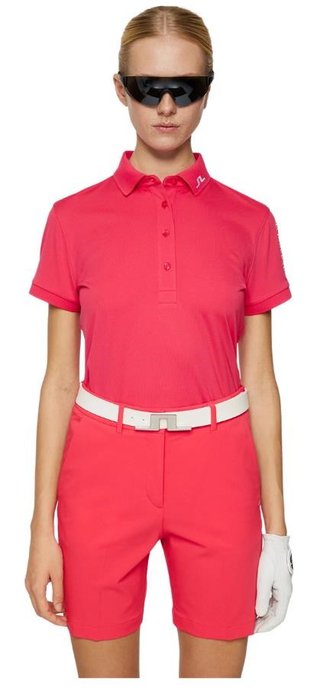 J.Lindeberg Tour Tech damskie polo, różowe