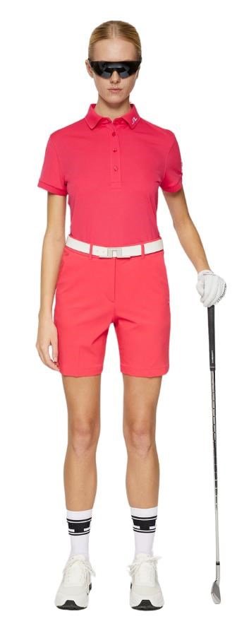 J.Lindeberg Tour Tech damskie polo, różowe