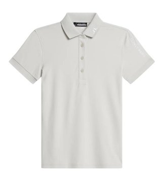 J.Lindeberg Tour Tech damskie polo, moonbeam