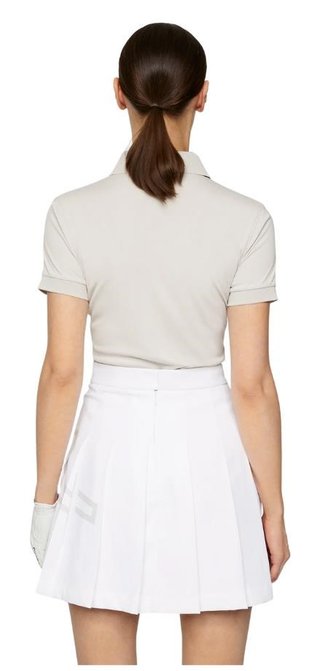 J.Lindeberg Tour Tech damskie polo, moonbeam