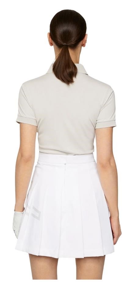 J.Lindeberg Tour Tech damskie polo, moonbeam