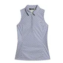 J.Lindeberg Dena Print damskie polo - tour geo moonbeam