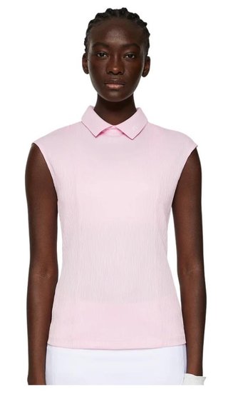 J.Lindeberg Lila Sleeveless damskie polo, różowe