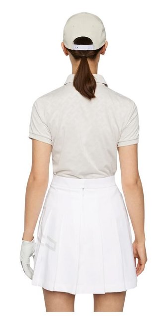 J.Lindeberg Alaya Jacquard damskie polo, moonbeam