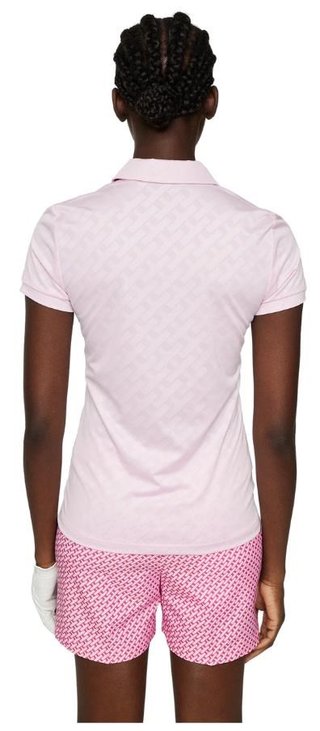 J.Lindeberg Alaya Jacquard damskie polo, różowe