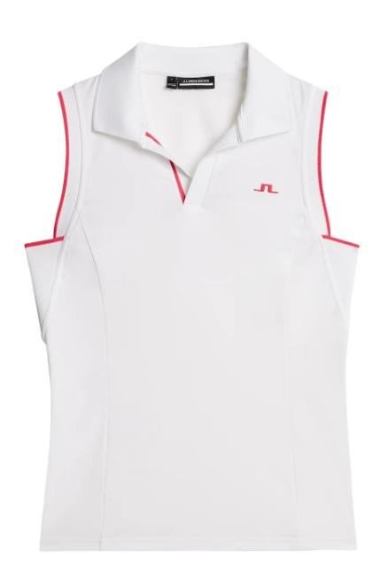 J.Lindeberg Viola damskie polo, białe