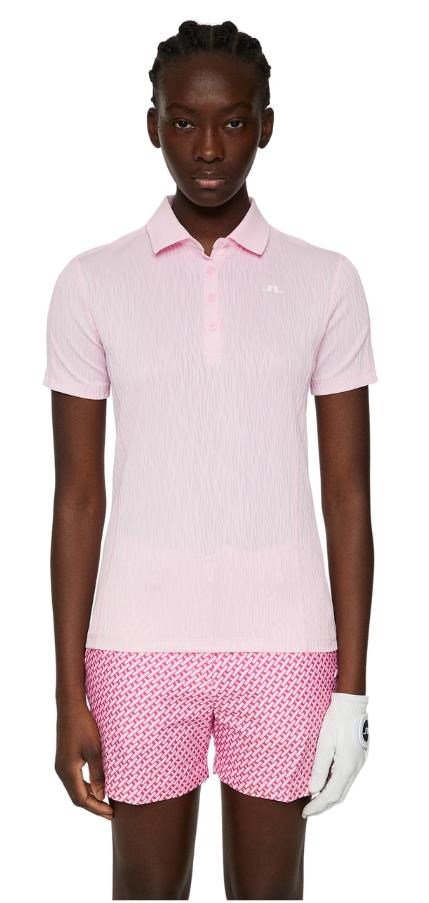 J.Lindeberg Izara damskie polo, różowe