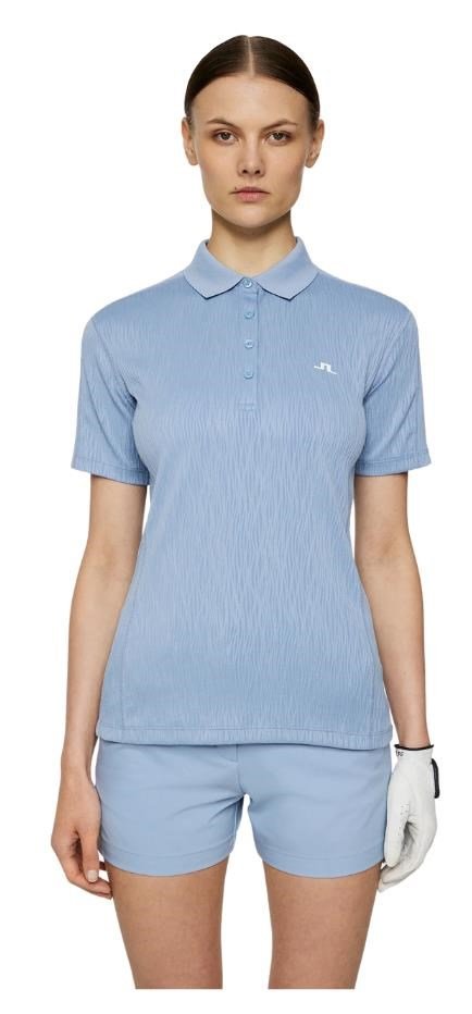 J.Lindeberg Izara damskie polo, niebieski